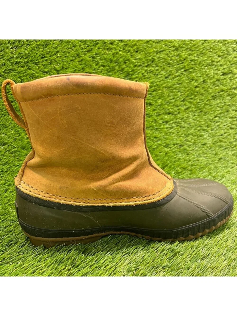 Sorel Cheyanne Premium Mens Size 8 Brown Waterproof Pull On Winter Duck Boots